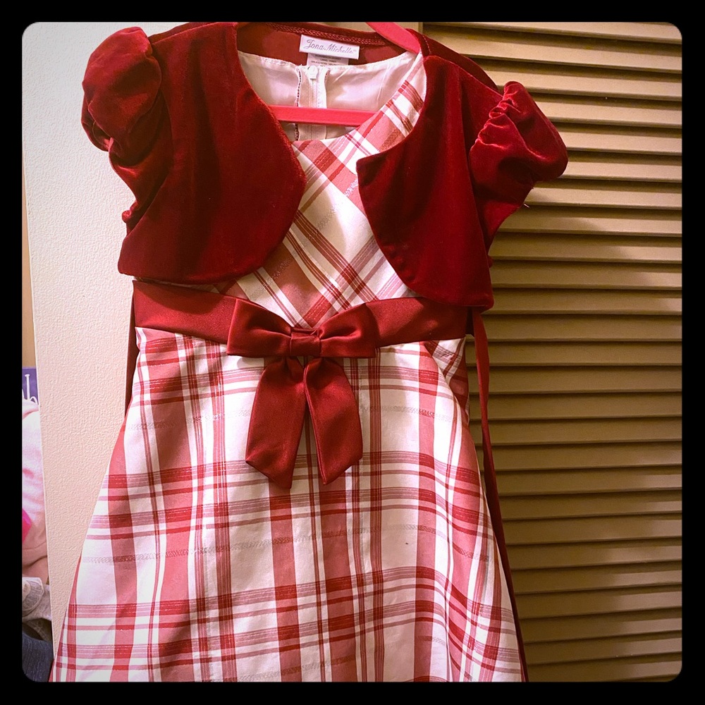 Cute  Burgundy  Dress 5T